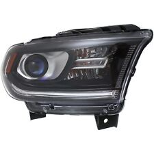 Headlight For 2014-2015 Dodge Durango Right Black Housing With Bulb picture