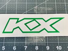 Kawasaki KX Vinyl Decal Many LARGE Szs & Many Colors  Buy 2 Get 1 FREE picture