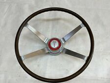 1964 GTO Steering Wheel Four Spoke Wood Grain Rim Pontiac Catalina Grand Prix picture