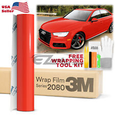 Genuine 3M 2080 G13 Gloss Hot Rod Red Vinyl Wrap Vehicle Film Decal  Sheet Roll picture