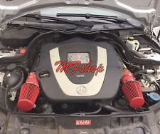 Coated Red For 2008-2012 Mercedes Benz C300 3.0L V6 Air Intake Kit picture