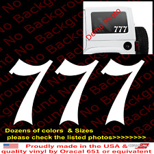 Lucky Number 777 Vinyl Decal Die Cut Sticker - Jackpot for Car Window  FY129 picture