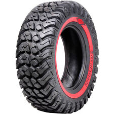 4 Vee Moto Mercenary 28x10.00R15 28x10R15 8 Ply (Red) AT A/T ATV UTV Tires picture