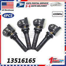 Set of (4) 13516165 TPMS TIRE PRESSURE SENSORS FOR GM CHEVY GMC CADILLAC BUICK picture