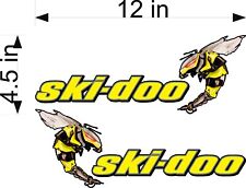 SKI-DOO / BEE LINE DIGI Logo NEW / PAIR / Vinyl Snowmobile Graphic Decals picture
