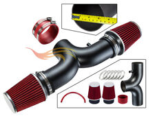 BCP RW RED 1997-2000 Corvette C5 5.7L V8 Dual Twin Ram Air Intake Kit+ Filter picture