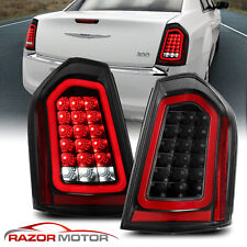 For 2011-2014 Chrysler 300 Black Full LED Taillights with LED Reverse / Signal picture