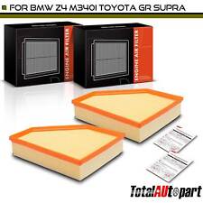 2x Engine Air Filter for BMW M340i 2020-2024 Z4 Toyota GR Supra 2020-2023 3.0L picture