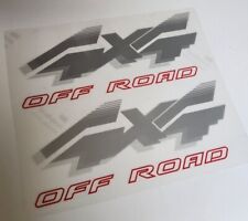 Pair 4x4 or 4x4 Off Road Decals fit 1992-1996 Ford F150, Bronco, etc TOP QUALITY picture