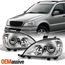 Fit 1998-2001 Mercedes Benz W163 ML320 ML430 Projector Headlights Left + Right picture