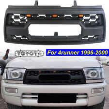 Front Grille For 1996-2000 Toyota 4Runner Mesh Grill W/Letter W/LEDs Matte Black picture