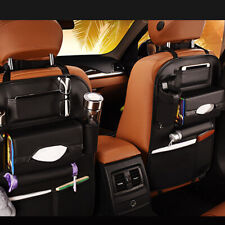Car Auto Rear Seat Organizer Black For iPad Drink Holder Bag Storage Accessories picture