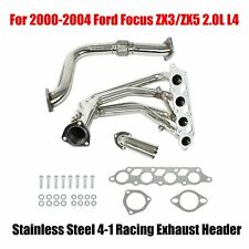 For 00-04 Ford Focus ZX3/ZX5 2.0L L4 Stainless Steel 4-1 Racing Exhaust Header picture