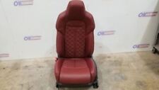 22 2022 AUDI Q8 SQ8 OEM FRONT SEAT RED LEATHER MEMORY HEATED COOLED DRIVER LEFT picture