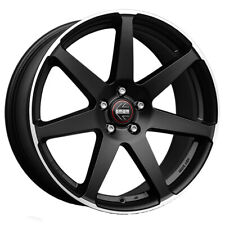 ALLOY WHEEL MOMO SEVEN FOR OPEL ASTRA 8X18 5X110 MATT BLACK POLISHED 7TH picture