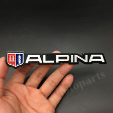 Metal Alpina Logo Emblem Badge Sticker Auto Trunk Rear Tailgate Car Hood picture
