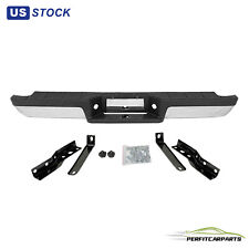 Chrome Steel Rear Step Bumper Assembly For 1993-2011 Ford Ranger Fleetside Only picture
