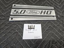 86 87-93 Ford Fox Body Mustang OEM Upper Intake Manifold Plate Plaque 5.0L 302 picture