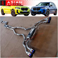 VALVED EXHAUST CATBACK MUFFLER with EXHAUST TIPS for BMW X3M F97 X4M F98 2019+ picture