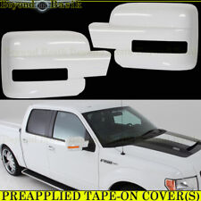 2009 2010 2011 2012 2013 2014 Ford F150 Mirror COVERS W/TSGH Z1 YZ OXFORD WHITE picture