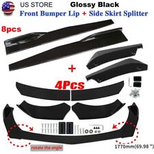 For KIA Stinger Forte Front Bumper Spoiler Body Kit/Side Skirt /Rear Lip Black picture