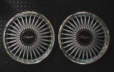 Set of 2 - 1988,1989,1990,1991,1992 CHRYSLER LEBARON,DYNASTY,NEW YORKER HUBCAPS picture