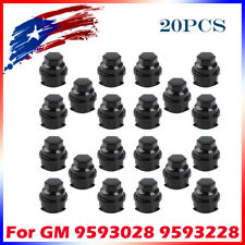 20PCS Black Plastic Wheel Lug Nut Caps Replace Kits For GM 9593028 9593228 New picture