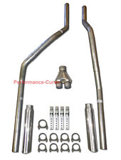 83-01 Chevrolet GMC S10 S15 Truck Mandrel Bent Performance Dual Exhaust - Y Pipe picture