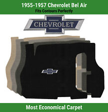 Lloyd Velourtex Trunk Carpet Mat for '55-57 Chevy Bel Air w/Centennial Bowtie picture