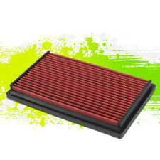 Washable High Flow Drop-In Panel Air Filter Red for Escort Miata Protege 90-97 picture