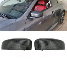 For 2008-2013 INFINITI G37 G25 Q40 Side Mirror Cover Caps Carbon Fiber Pattern picture
