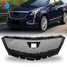 For 2016-2021 Cadillac XT5 Gloss Black Front Bumper Upper Mesh Grille picture