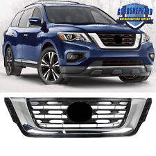 Front Bumper Upper Grille Grill Chrome For 2017 2018 2019 2020 Nissan Pathfinder picture