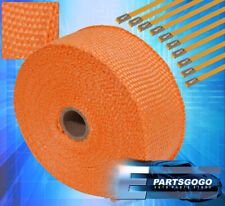 10M Thermal Heat Wrap Header Test Pipe Catback Muffler Orange picture