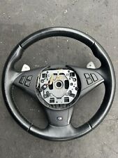 BMW E60 E63 E64 M5 M6 2006-2007 OEM LEFT WHEEL WITH PADDLE SHIFTERS SWITCHES picture