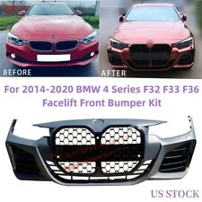 M 4 series 2014-2020 BMW F32 428i 430i 435i 440i Front Bumper Body Kit W/Grille picture
