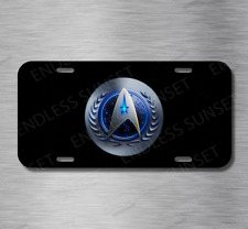 Space Voyage Sci Fi Galaxy Travel Star Trek  License Plate Front Auto Tag picture