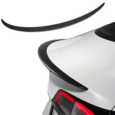 Rear Spoiler Wing Trunk Lip For Tesla Model 3 Carbon Fiber Look 2017 - With Tape picture