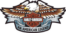 Harley Davidson An American Legend Motor Cycles HD Bumper Sticker Window Decal picture