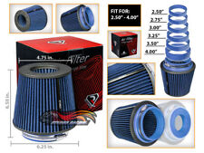 Cold Air Intake Filter Universal BLUE For Bonneville/Aztek/Astre/6000/Custom picture