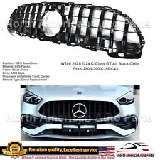 C250 C300 C350 Grille GT All Black 2021-2024 W/ Camera C-Class New 2022 2023 picture