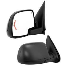Pair Side View Mirrors Power Heated Arrow Turn Signal For 03-06 GMC Sierra 1500 picture