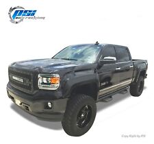 Paintable Extension Style Fender Flares Fits GMC Sierra 1500 2014-2015 Full Set picture