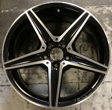 Mercedes C450 C43 2013 - 2019 85447 OEM wheel rim 18 x 8.5 REAR CNC BLACK NEW picture