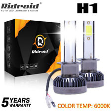 H1 LED Bulbs Headlight High Low Beam Conversion Kit White 6000K 26000LM Bright picture