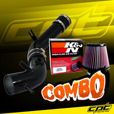 For 10-12 Ford Fusion 2.5L 4cyl Black Cold Air Intake + K&N Air Filter picture