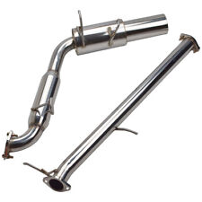 for 1989-1997 Mazda Miata MX-5 Eunos 1.6/1.8L Stainless Catback Exhaust Muffler picture