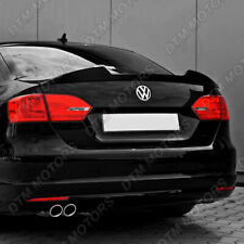 For 11-18 Volkswagen VW Jetta MK6 Pearl Black V-Style Trunk Spoiler Wing W-Power picture
