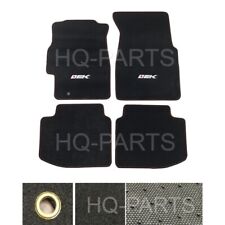 New 4 Pieces Black Nylon Carpet Floor Mats Fits For 96-00 Honda Civic + EK Logo picture