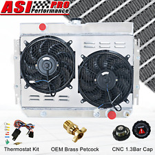 4 ROW Radiator&Shroud Fan FOR 1964-1967 CHEVY CHEVELLE EL CAMINO GM CARS I6/V8 picture
